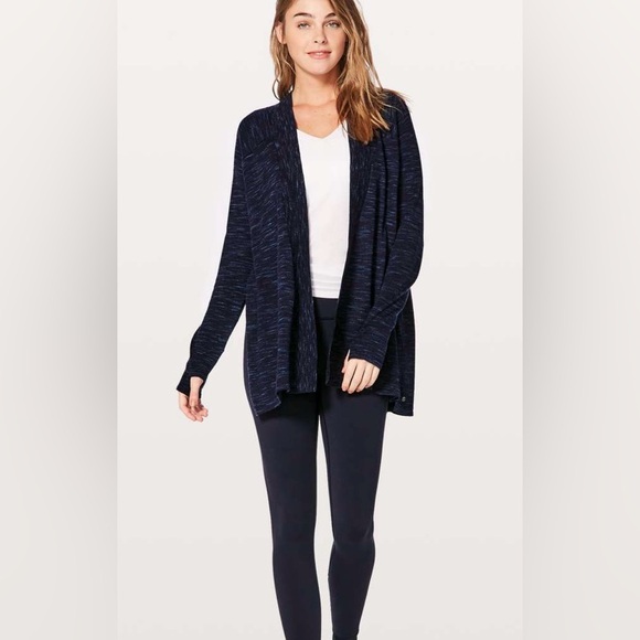 Lululemon Blissful Zen Sweater Midnight Navy/magnetic blue NWOT - Picture 2 of 10